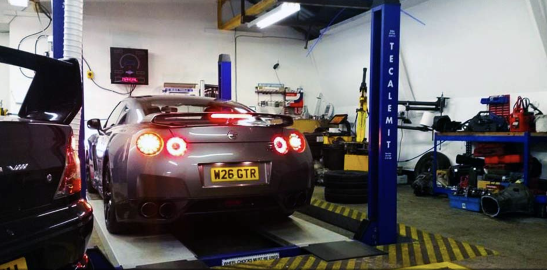 East Coast Garage workshop and MOT bay in Aberdeen